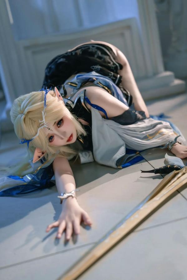    阿薰kaOri卡提希娅：精致精灵Cosplay幻想大片，空灵女神降临，极致性感角色扮演[133P]第94张图片