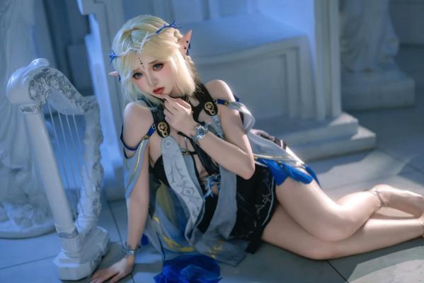    阿薰kaOri卡提希娅：精致精灵Cosplay幻想大片，空灵女神降临，极致性感角色扮演[133P]第97张图片