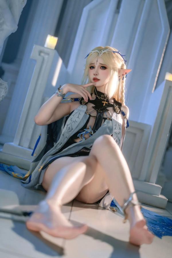    阿薰kaOri卡提希娅：精致精灵Cosplay幻想大片，空灵女神降临，极致性感角色扮演[133P]第112张图片