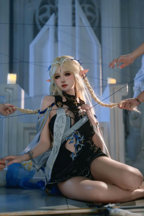    阿薰kaOri卡提希娅：精致精灵Cosplay幻想大片，空灵女神降临，极致性感角色扮演[133P]第113张图片