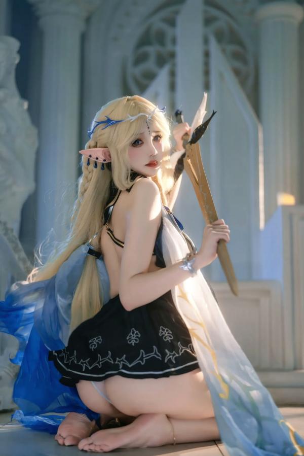   阿薰kaOri卡提希娅：精致精灵Cosplay幻想大片，空灵女神降临，极致性感角色扮演[133P]第116张图片