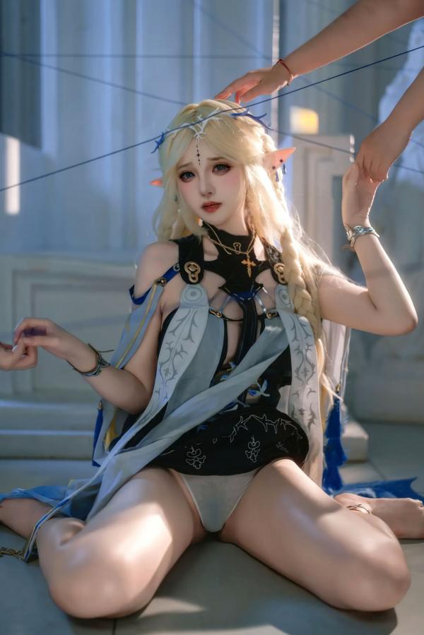    阿薰kaOri卡提希娅：精致精灵Cosplay幻想大片，空灵女神降临，极致性感角色扮演[133P]第118张图片