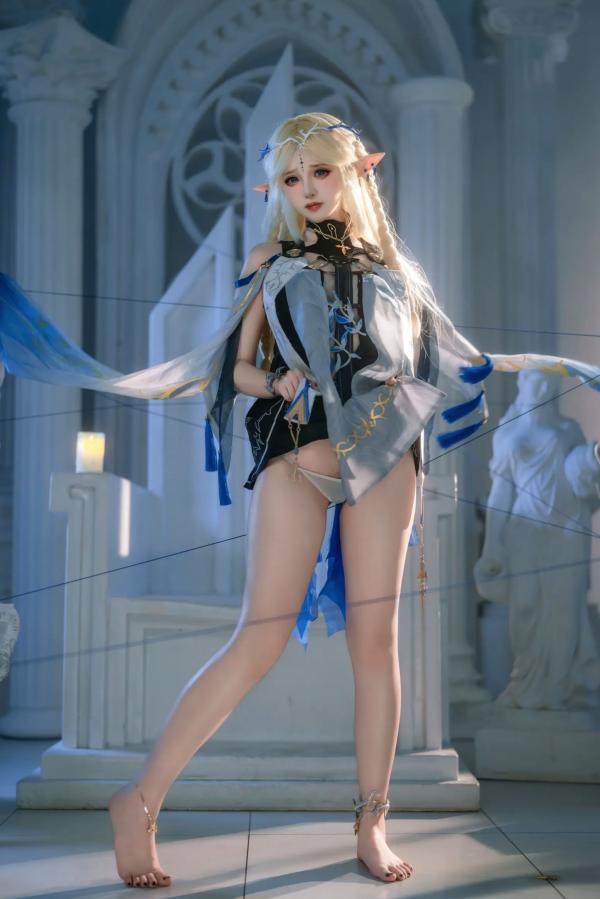   阿薰kaOri卡提希娅：精致精灵Cosplay幻想大片，空灵女神降临，极致性感角色扮演[133P]第120张图片