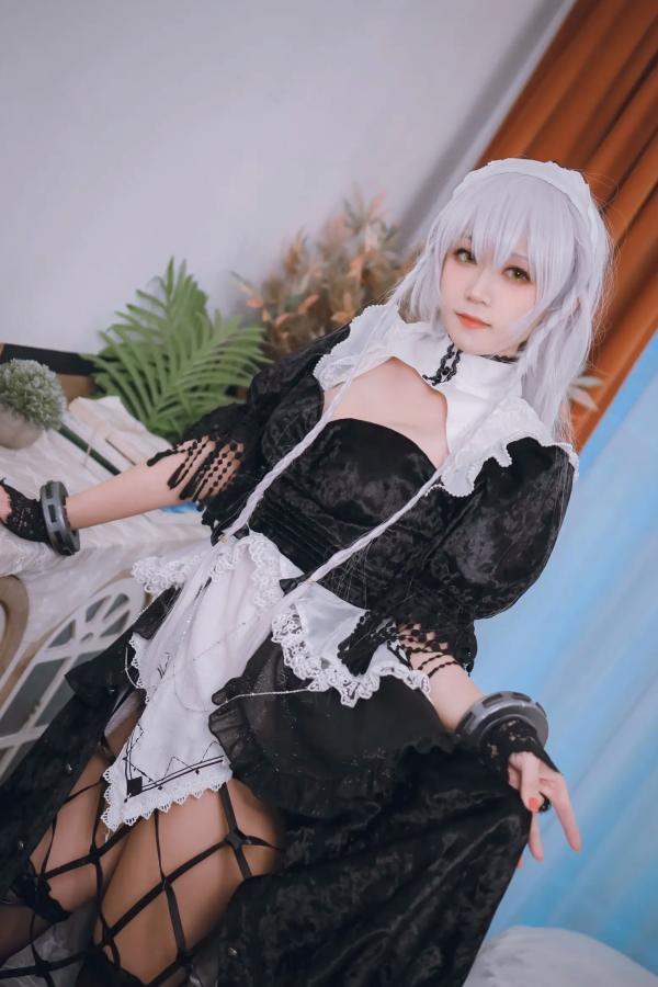   流年不停_w - 碧蓝航线 赫敏 COSPLAY 精致女仆装私房照 娇俏诱惑美图 [32P]第5张图片