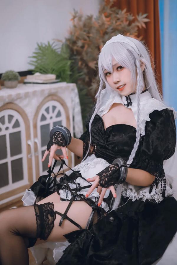    流年不停_w - 碧蓝航线 赫敏 COSPLAY 精致女仆装私房照 娇俏诱惑美图 [32P]第9张图片