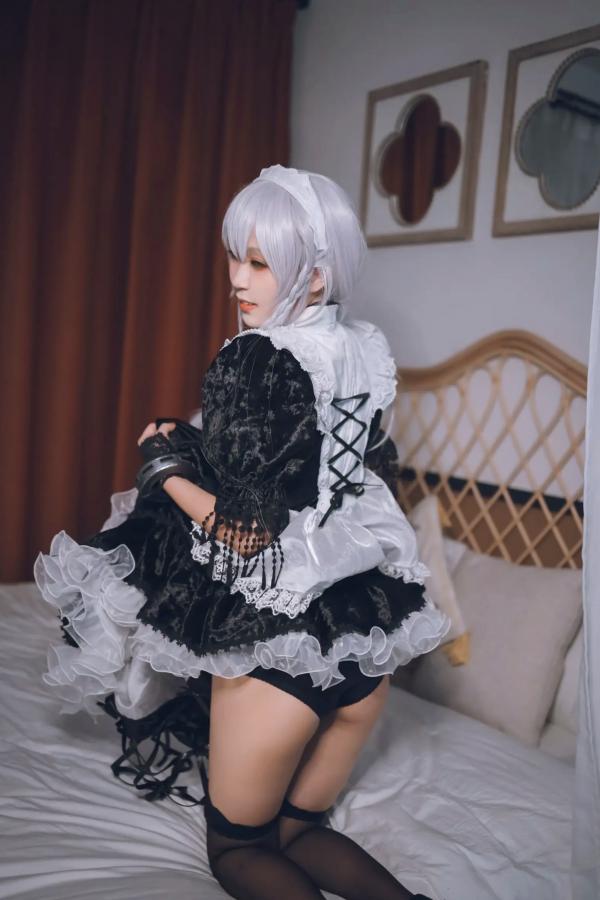    流年不停_w - 碧蓝航线 赫敏 COSPLAY 精致女仆装私房照 娇俏诱惑美图 [32P]第16张图片