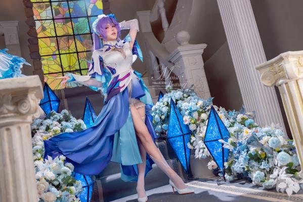   咬一口兔娘《鸣潮》坎特蕾拉高还原Cosplay，性感魅惑神还原、绝美湿身视觉冲击 [114P]第6张图片