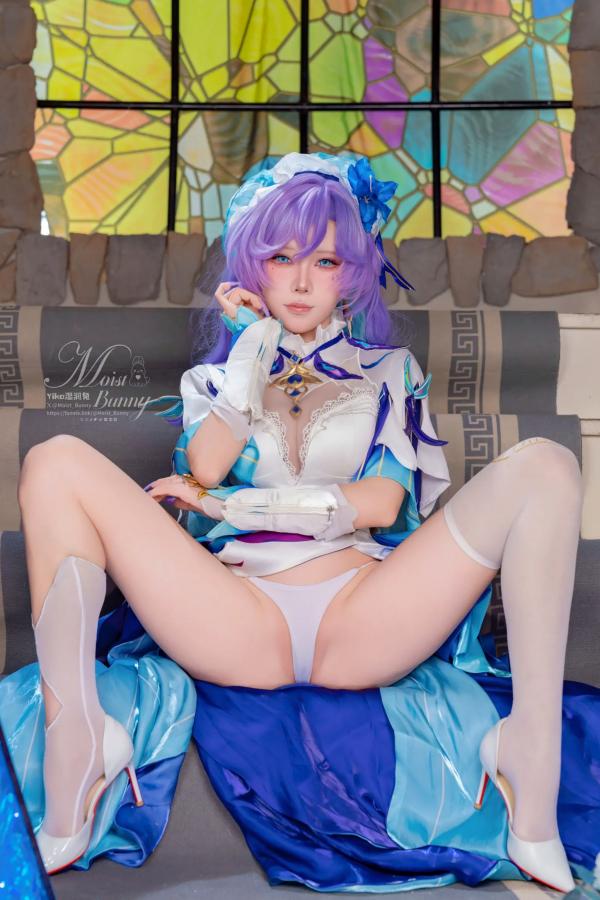    咬一口兔娘《鸣潮》坎特蕾拉高还原Cosplay，性感魅惑神还原、绝美湿身视觉冲击 [114P]第25张图片