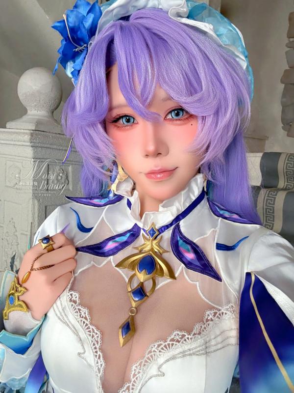    咬一口兔娘《鸣潮》坎特蕾拉高还原Cosplay，性感魅惑神还原、绝美湿身视觉冲击 [114P]第89张图片