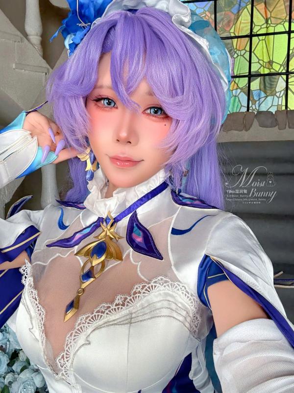    咬一口兔娘《鸣潮》坎特蕾拉高还原Cosplay，性感魅惑神还原、绝美湿身视觉冲击 [114P]第91张图片
