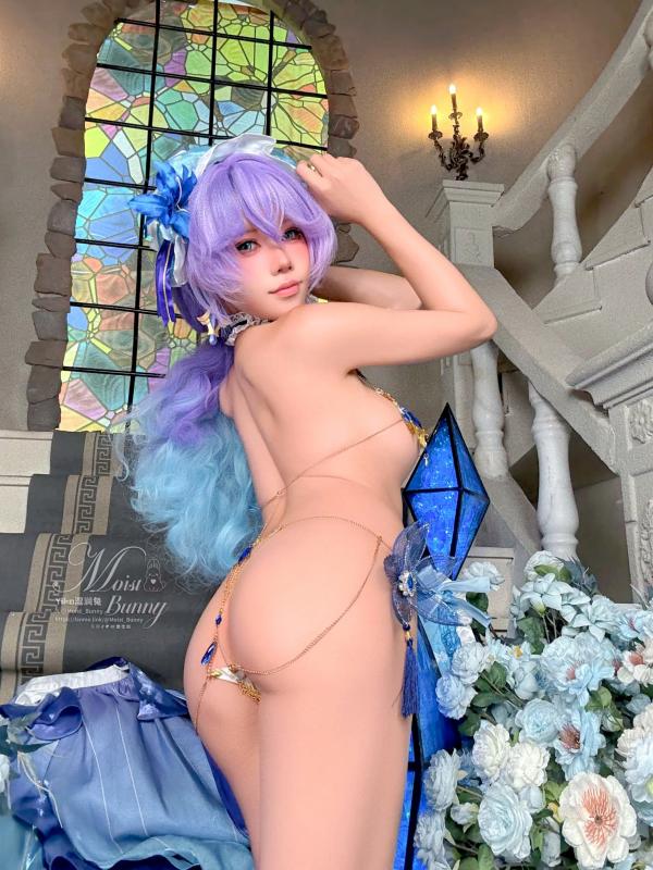    咬一口兔娘《鸣潮》坎特蕾拉高还原Cosplay，性感魅惑神还原、绝美湿身视觉冲击 [114P]第104张图片