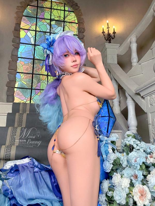    咬一口兔娘《鸣潮》坎特蕾拉高还原Cosplay，性感魅惑神还原、绝美湿身视觉冲击 [114P]第105张图片