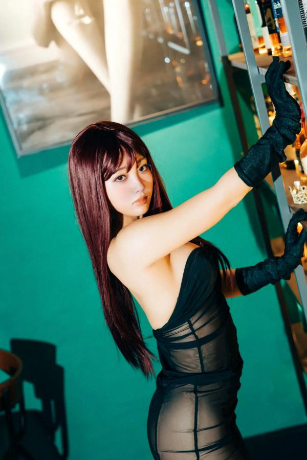    Haivia Black Snow - 秘密酒吧私房写真，性感冷艳，御姐诱惑 [132P]第35张图片