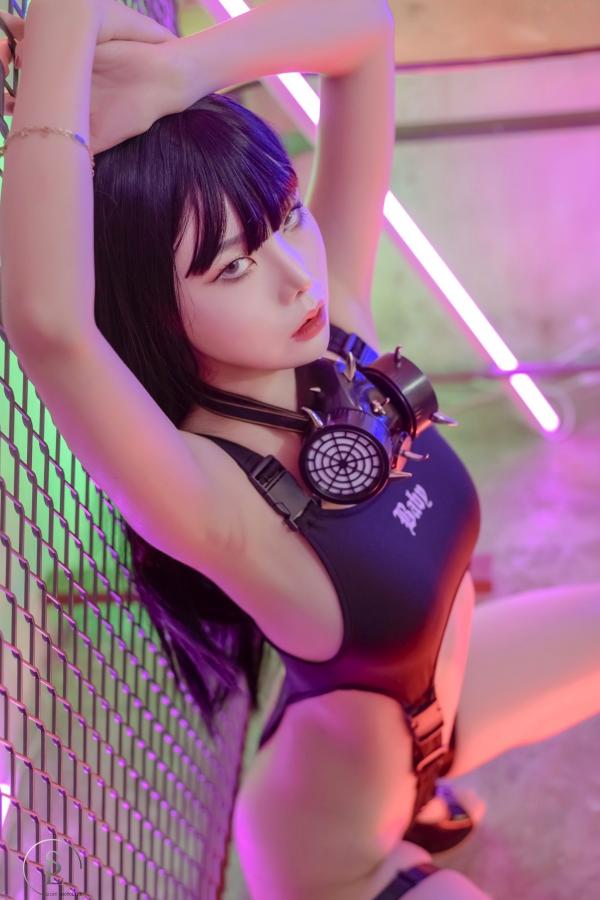    韩国美女-Yuna-数字生活-SAINT-Photolife-Cyber-Punk-046第2张图片