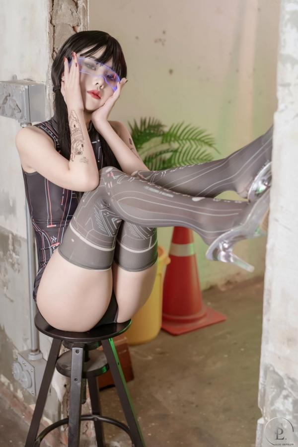   韩国美女-Yuna-数字生活-SAINT-Photolife-Cyber-Punk-046第41张图片