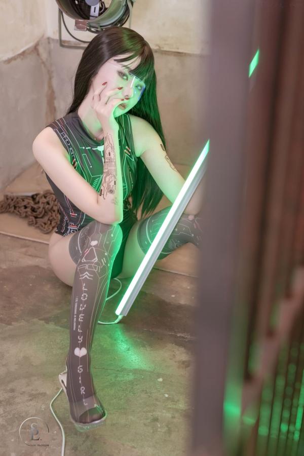    韩国美女-Yuna-数字生活-SAINT-Photolife-Cyber-Punk-046第49张图片