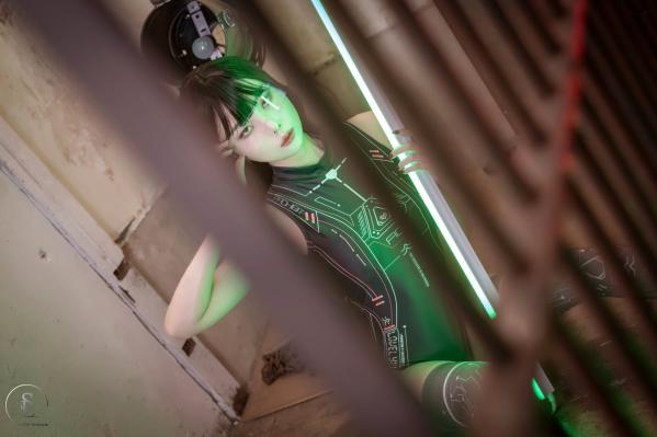    韩国美女-Yuna-数字生活-SAINT-Photolife-Cyber-Punk-046第51张图片