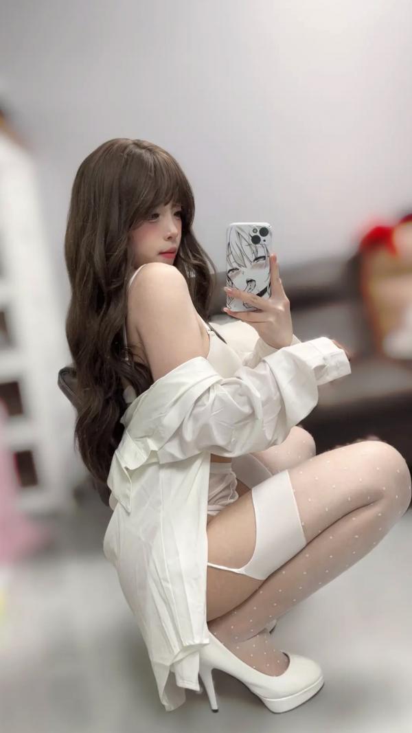    Bangni邦尼 修女暗黑角色扮演，极致诱惑漆皮高筒靴私房写真，大胆反差感[125P]第115张图片