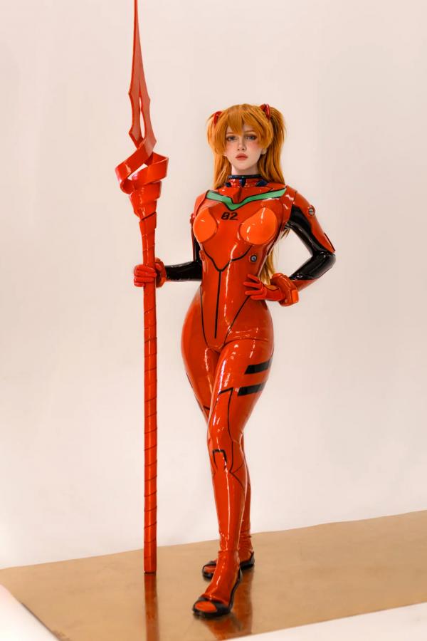    Ulichan明日香Cosplay新作，极致乳胶紧身衣诱惑，还原新世纪福音战士经典战衣与大尺度清凉写真 [48P]第18张图片