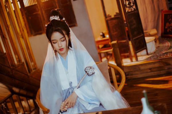    《钛合金TiTi-無生一炁》古风私房写真：棋子点缀薄纱缠身，演绎绝美仙侠艺术第3张图片