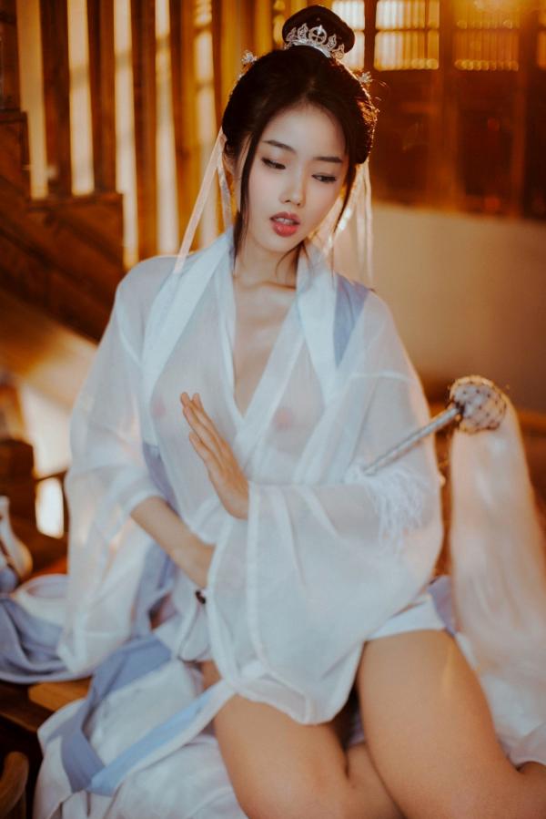    《钛合金TiTi-無生一炁》古风私房写真：棋子点缀薄纱缠身，演绎绝美仙侠艺术第15张图片