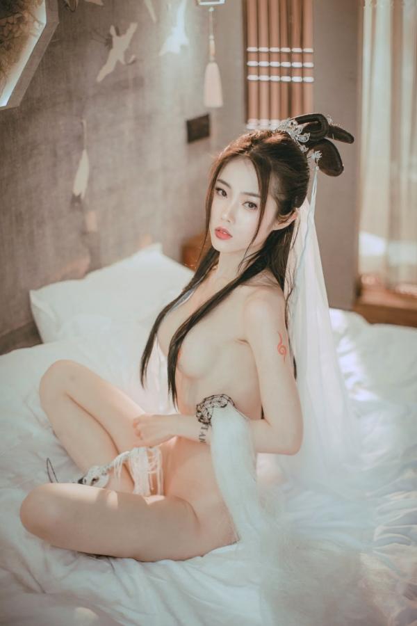    《钛合金TiTi-無生一炁》古风私房写真：棋子点缀薄纱缠身，演绎绝美仙侠艺术第76张图片