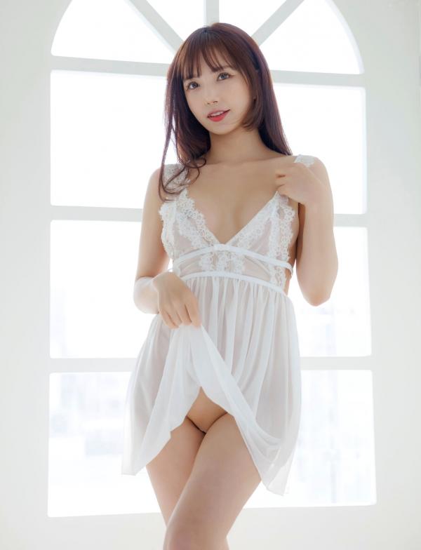    韩国美女Seoyool白色蕾丝睡衣私房照，唯美清纯与性感诱惑并存，极致大尺度床照精选第9张图片