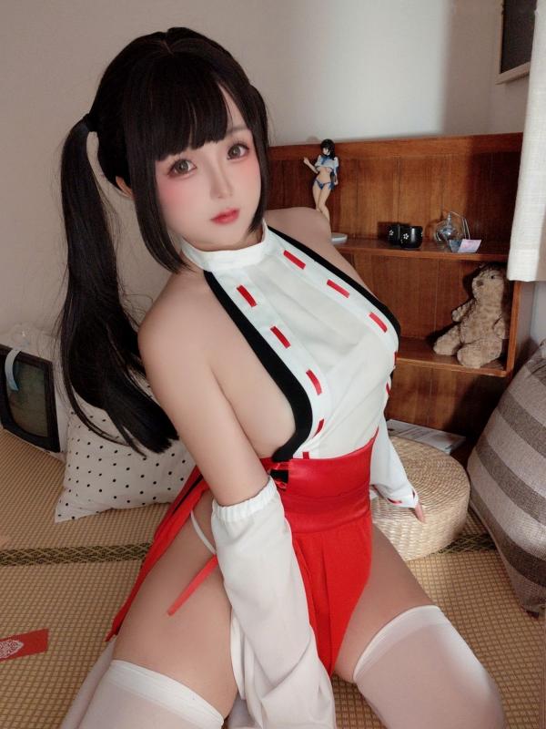   日奈娇-御币巫女：日式榻榻米绳缚角色扮演，清纯童颜与性感身材的极致诱惑私房大尺度写真第114张图片
