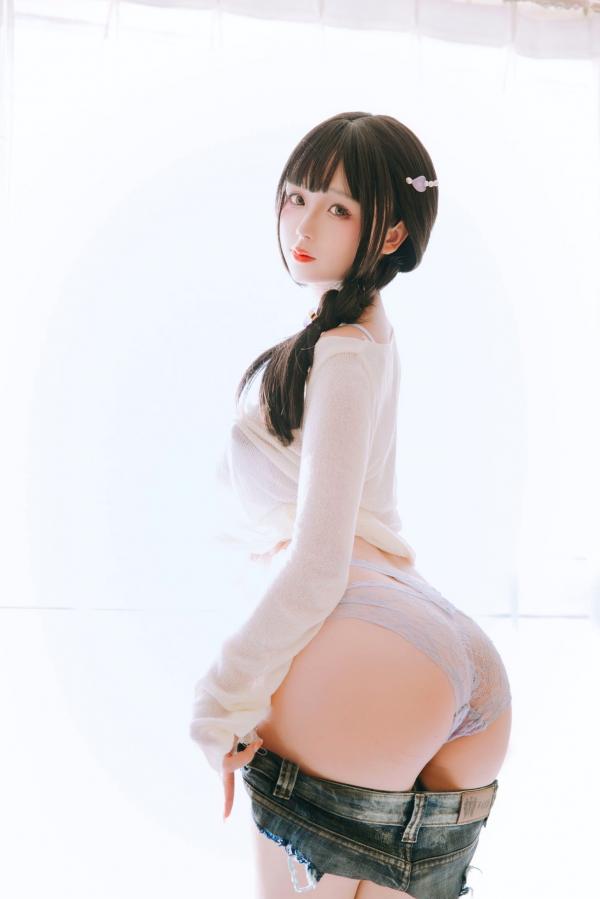    日奈娇浴室内衣私房写真，纯欲风蕾丝诱惑，展现傲人身材与精致童颜第33张图片