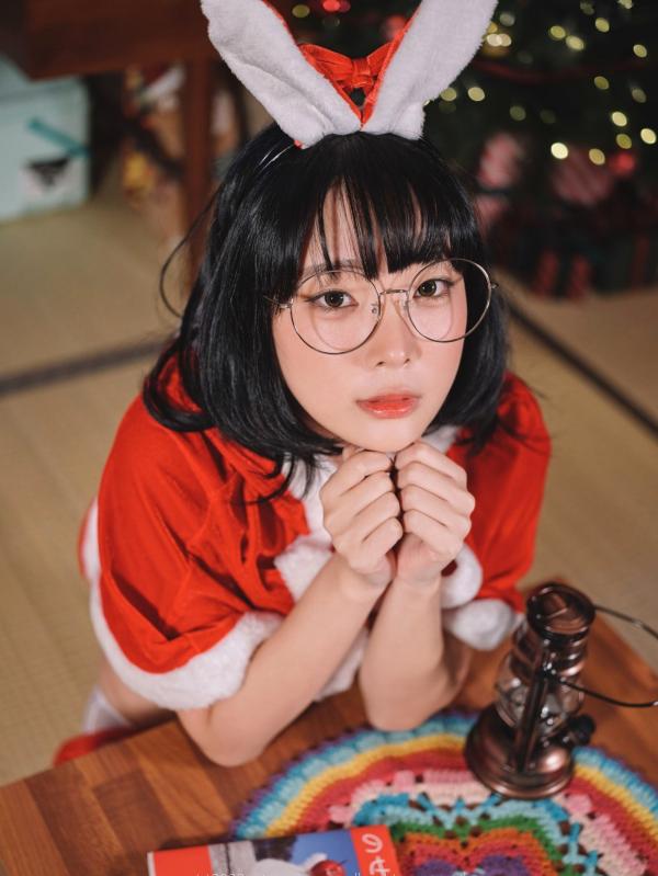    韩国美女Jang Joo Isabella圣诞诱惑装，ArtGravia红色丝带缠绕私房照，白嫩好身材与节日礼物风格大尺度写真第83张图片