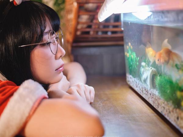    韩国美女Jang Joo Isabella圣诞诱惑装，ArtGravia红色丝带缠绕私房照，白嫩好身材与节日礼物风格大尺度写真第85张图片