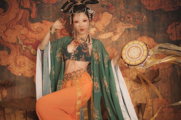    钛合金TiTi-画中仙：极致敦煌古风大尺度艺术私房写真第50张图片
