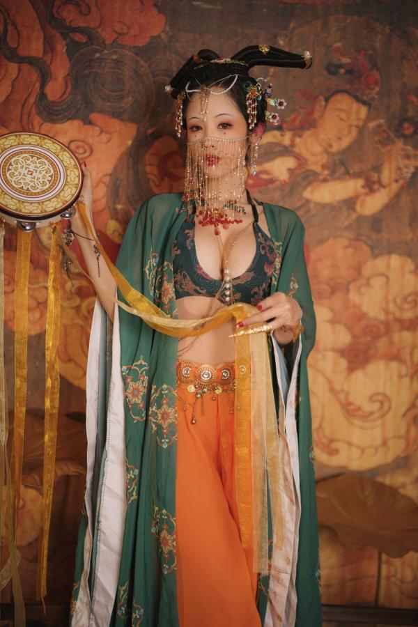    钛合金TiTi-画中仙：极致敦煌古风大尺度艺术私房写真第51张图片