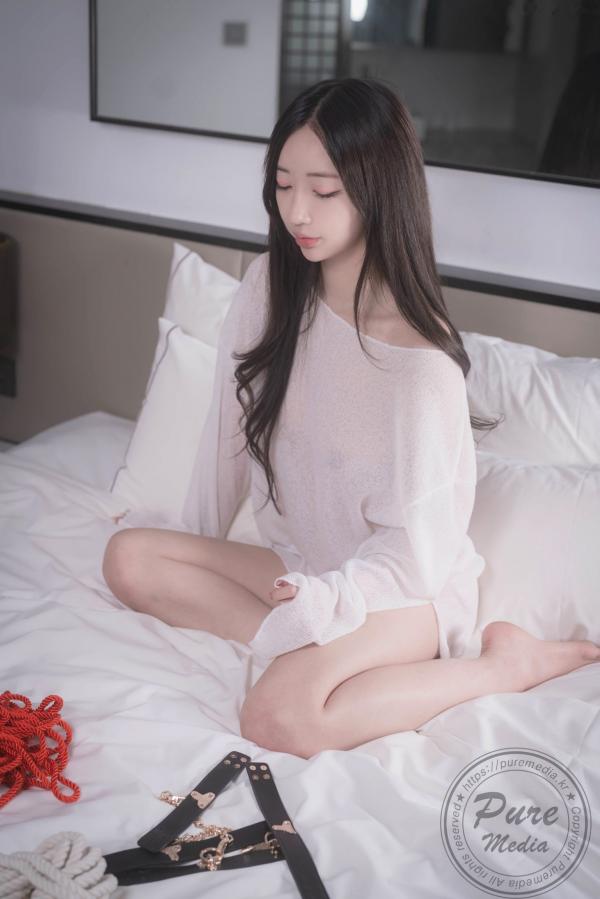    韩国美女Jia绳缚艺术私房大片：用绳子把我绑起来，演绎极致纹身魅惑与性感束缚，展现野性撩人姿态，Pure Media 283第73张图片