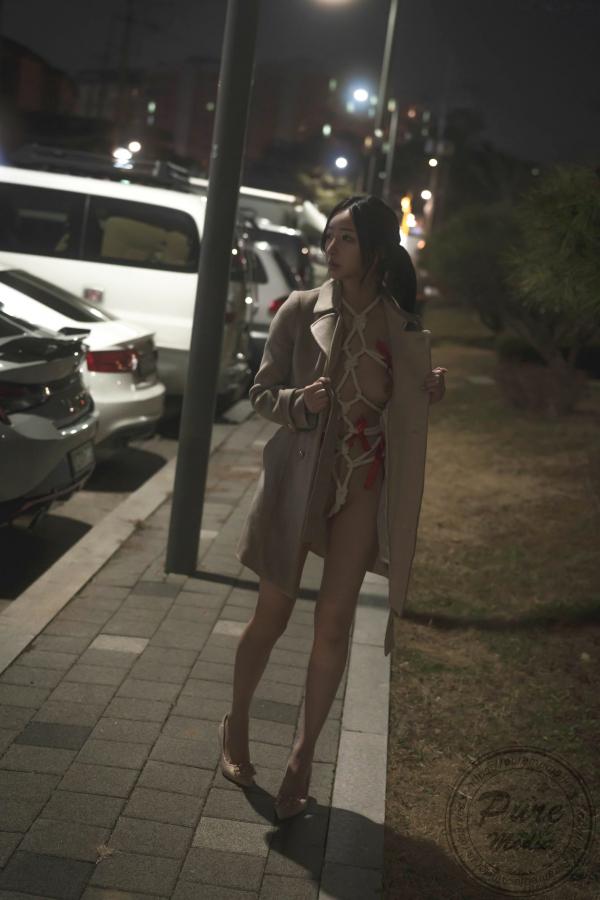    韩国美女Jia绳缚艺术私房大片：用绳子把我绑起来，演绎极致纹身魅惑与性感束缚，展现野性撩人姿态，Pure Media 283第173张图片