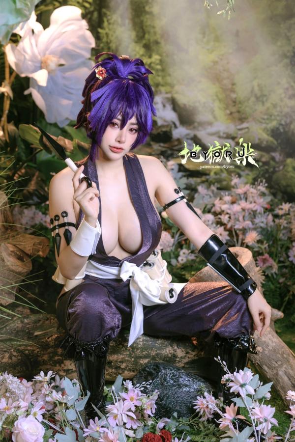   Byoru地狱乐杠精幻和Cosplay：诱惑极致忍者造型，极品性感大尺度写真第12张图片