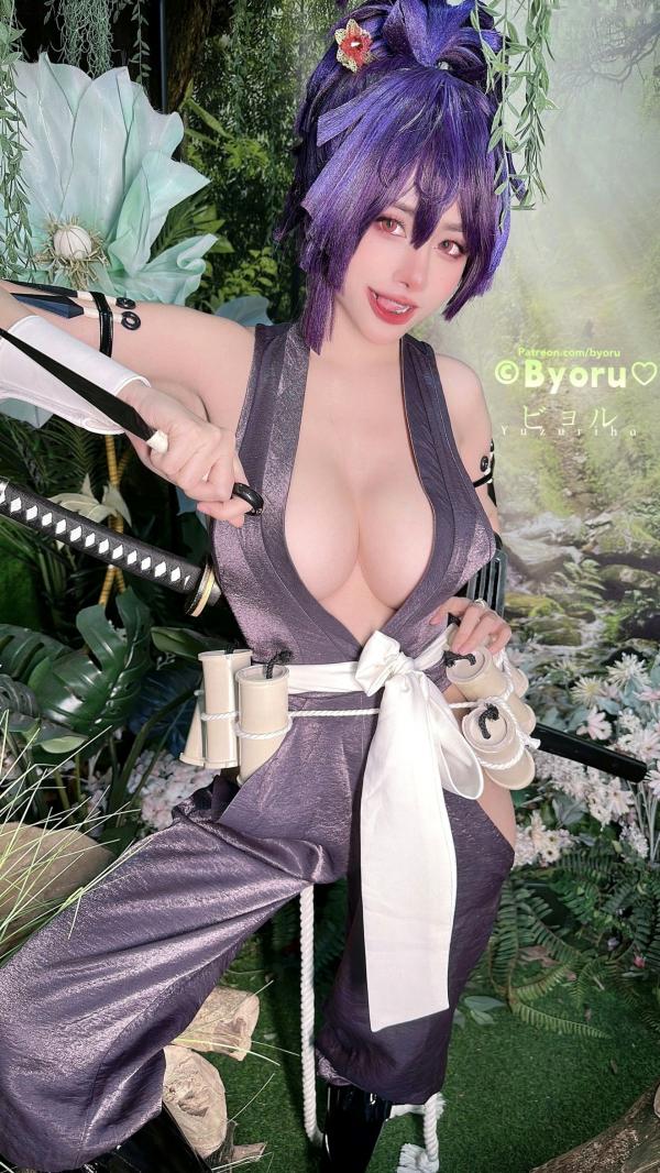    Byoru地狱乐杠精幻和Cosplay：诱惑极致忍者造型，极品性感大尺度写真第39张图片