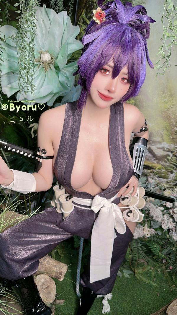    Byoru地狱乐杠精幻和Cosplay：诱惑极致忍者造型，极品性感大尺度写真第41张图片