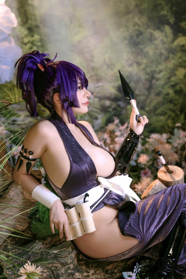    Byoru地狱乐杠精幻和Cosplay：诱惑极致忍者造型，极品性感大尺度写真第45张图片