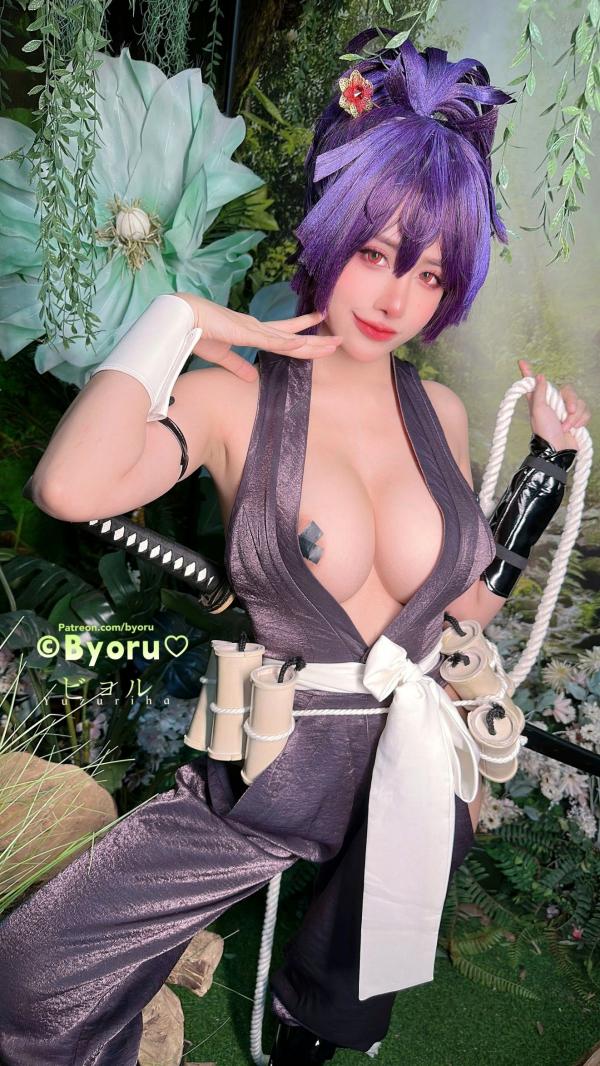    Byoru地狱乐杠精幻和Cosplay：诱惑极致忍者造型，极品性感大尺度写真第46张图片