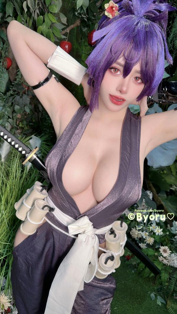    Byoru地狱乐杠精幻和Cosplay：诱惑极致忍者造型，极品性感大尺度写真第49张图片