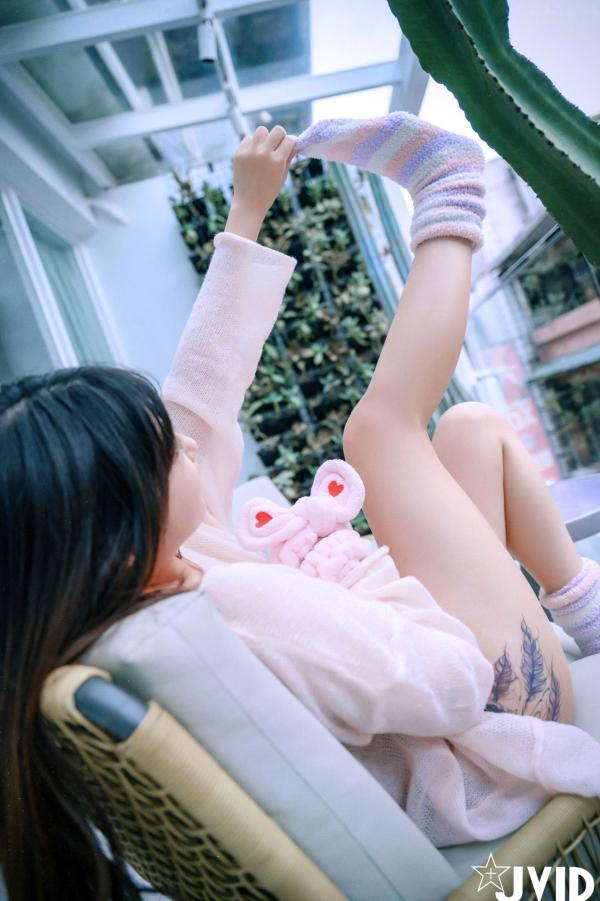    JVID-肉包Mini-首次大尺度居家透视私房写真-兔女郎诱惑-No.577-2021.10.20第9张图片