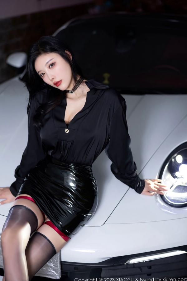 杨晨晨 sugar小甜心CC  XiaoYu语画界-1148-杨晨晨Yome-跑车超辣黑色蕾丝情趣服饰-顶级私房大尺度写真-2023.11.17第21张图片