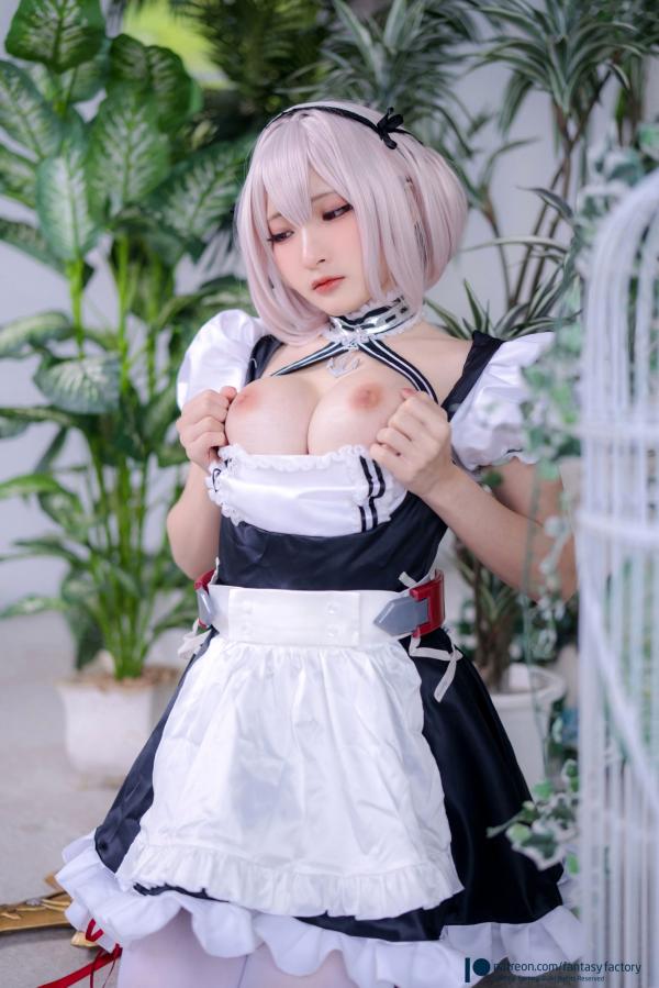    Fantasy-Factory-小丁Ding-Sirius-2021.12 动漫角色扮演女仆装甜美风第12张图片