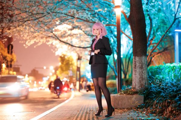    Cien恩恩 - 哈曼Haman职场OL风Cosplay，修长黑丝美腿，演绎高冷干练御姐范[25P]第2张图片