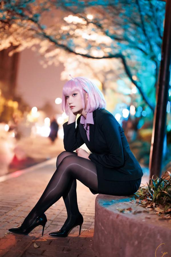    Cien恩恩 - 哈曼Haman职场OL风Cosplay，修长黑丝美腿，演绎高冷干练御姐范[25P]第3张图片