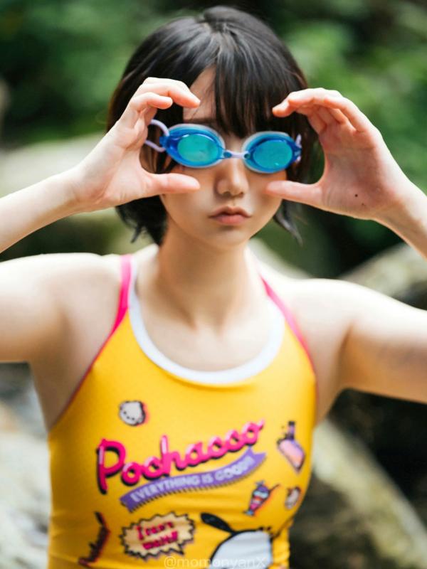    NAGISA魔物喵 - 夏日溪涧户外写真，清爽连体泳衣与戏水时光 [72P]第31张图片