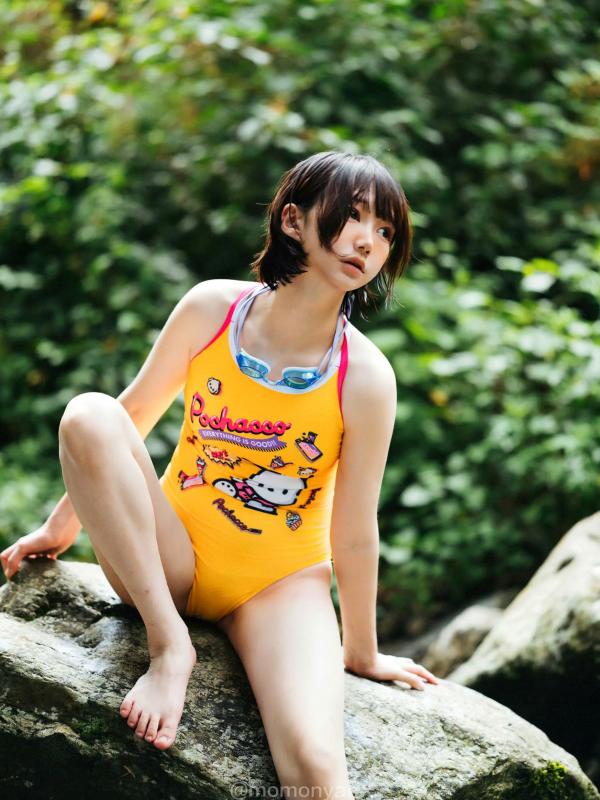    NAGISA魔物喵 - 夏日溪涧户外写真，清爽连体泳衣与戏水时光 [72P]第45张图片
