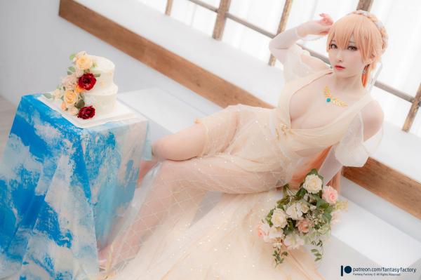    Fantasy-Factory-小丁Ding-少女前线Ots-14婚纱装Cosplay-极致唯美私房摄影-梦幻视觉大赏第32张图片