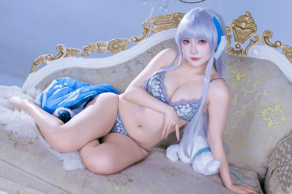    是一只熊仔 潮乃亚 蔚蓝档案角色Cosplay 绝美私房写真 内衣制服诱惑 二次元女神[100P]第98张图片